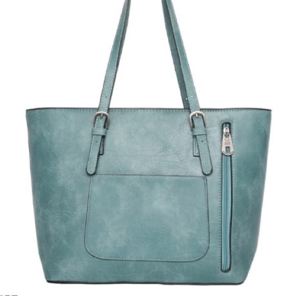 Turquoise handbag - Picture 1 of 3